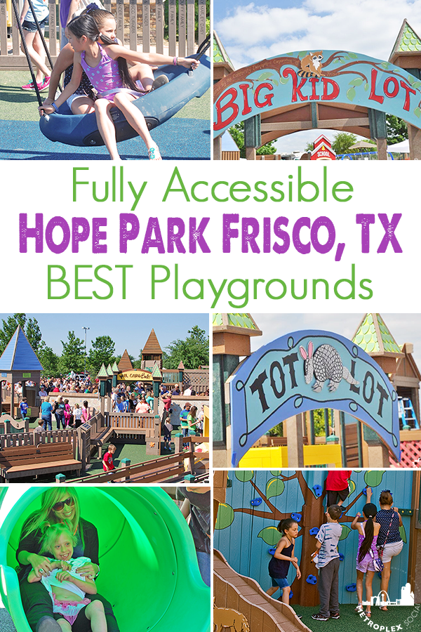 best playground collin county fully accessible hope park frisco tx