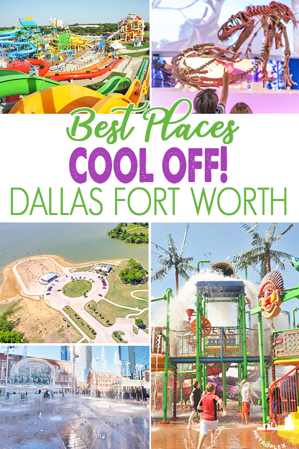 BEST PLACES DFW COOL OFF SUMMER pin