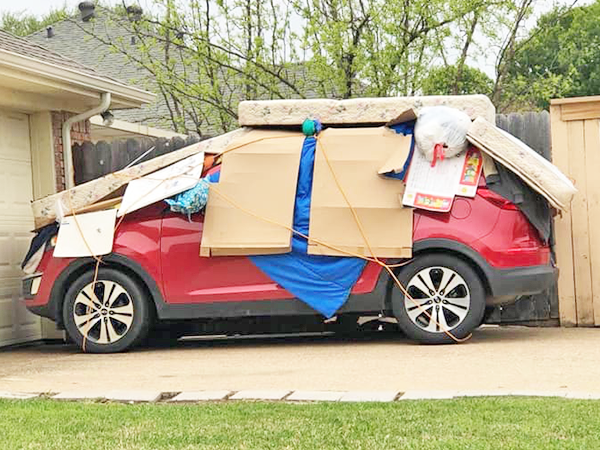 diy hail protection for car