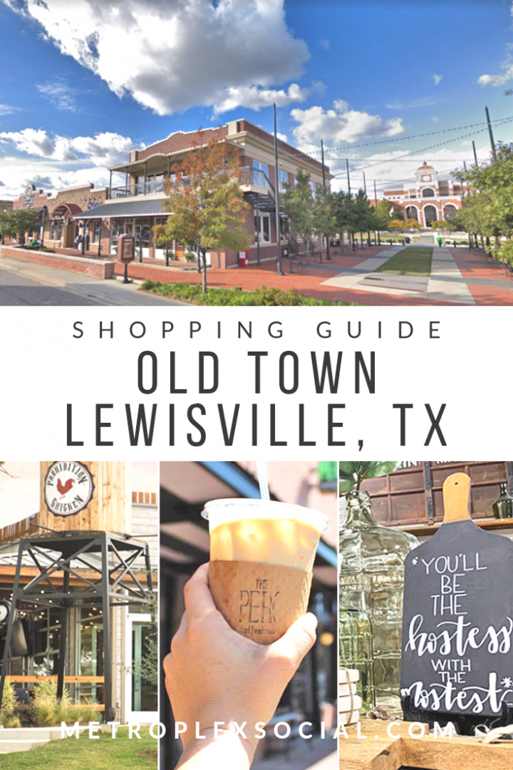 old town lewisville shopping
