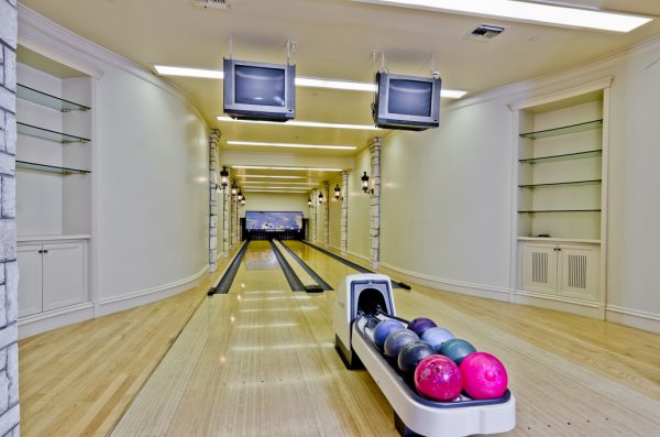 champ d'or hickory creek dallas mansion bowling alley