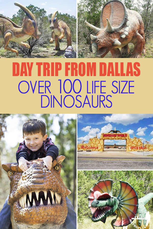 dinosaur world texas dallas day trip pin