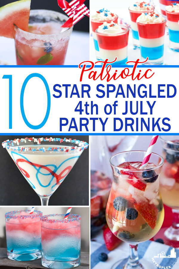 patriotic party drink ideas july 4th RECIPES