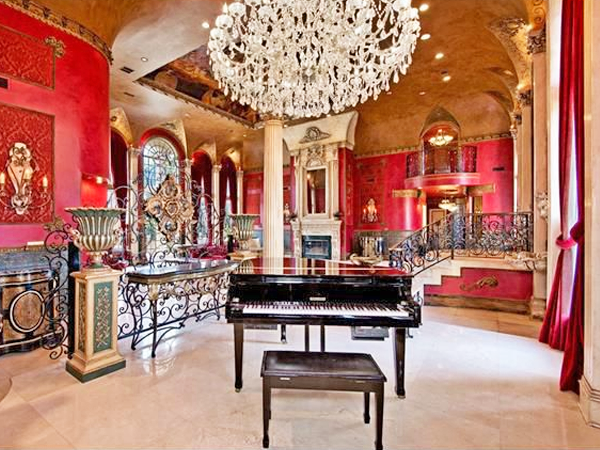 flower mound mansion french chateau 12