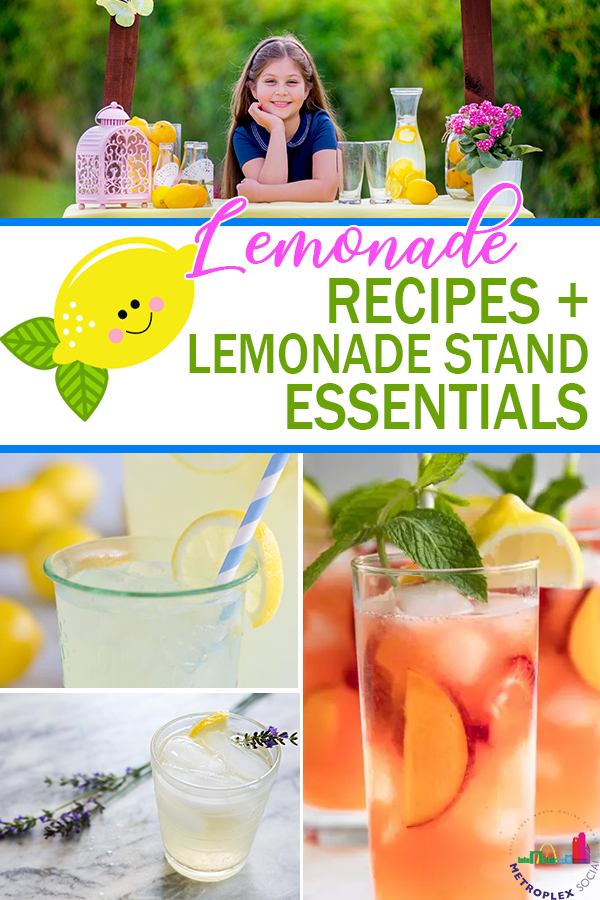 lemonade recipes stand essentials
