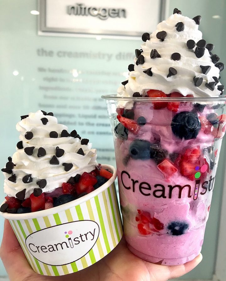 gourmet ice cream shakes from The Creamistry in The Colony, Texas
