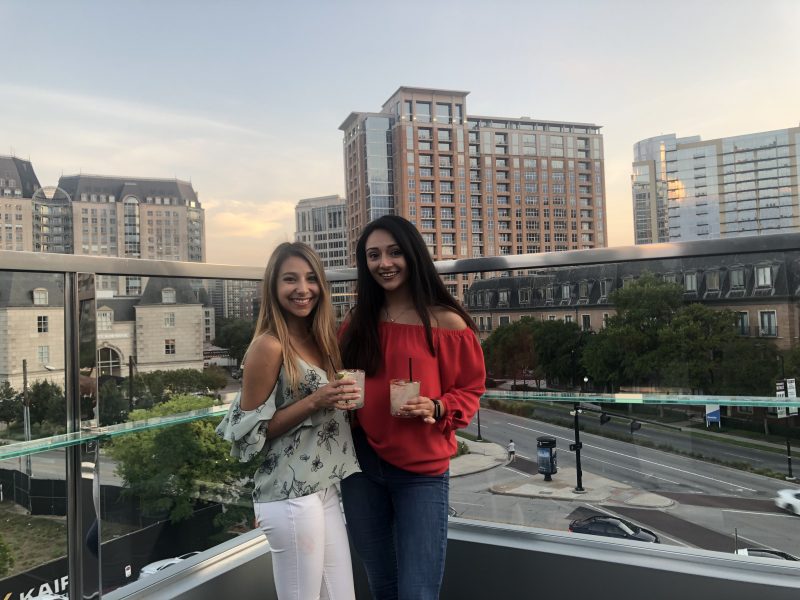 Rooftop bar in Dallas