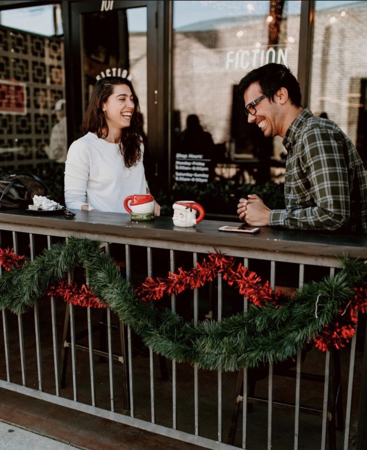 Christmas coffee shop in Dallas 