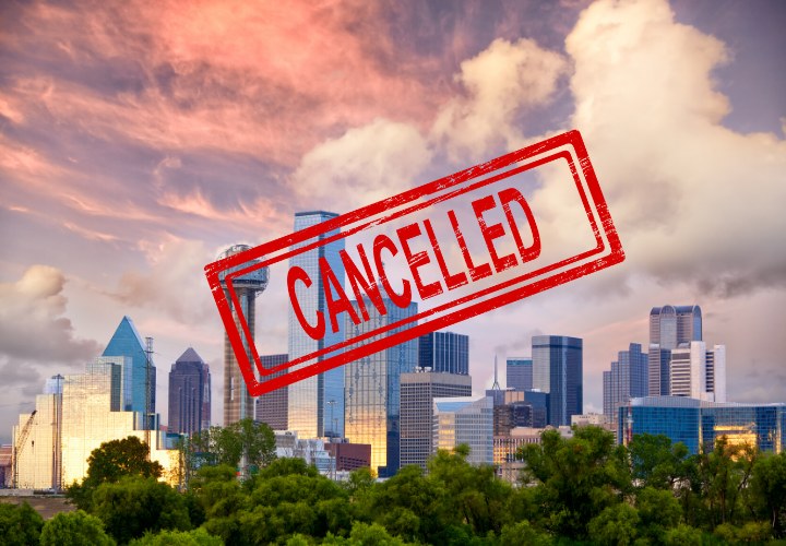 master list events festivals cancelled postponed dallas dfw due to coronavirus COVID 19