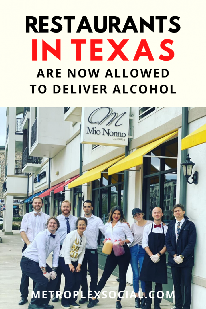 texas restaurants deliver alcohol drinks