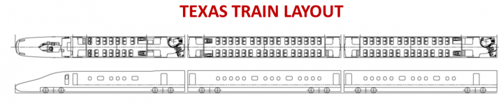 texas high speed train layout