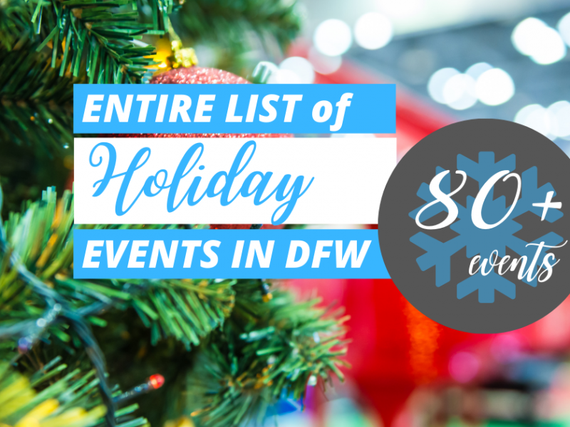 list holiday events in dallas